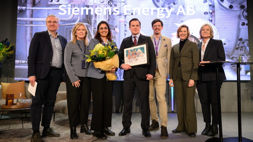 Siemens Energy AB tilldelas Industrirådets jämställdhetspris.
