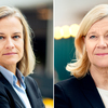 Bild på Eva Glückman, vd Grafiska Företagen, och Lena-Liisa Tengblad, vd Gröna arbetsgivare.