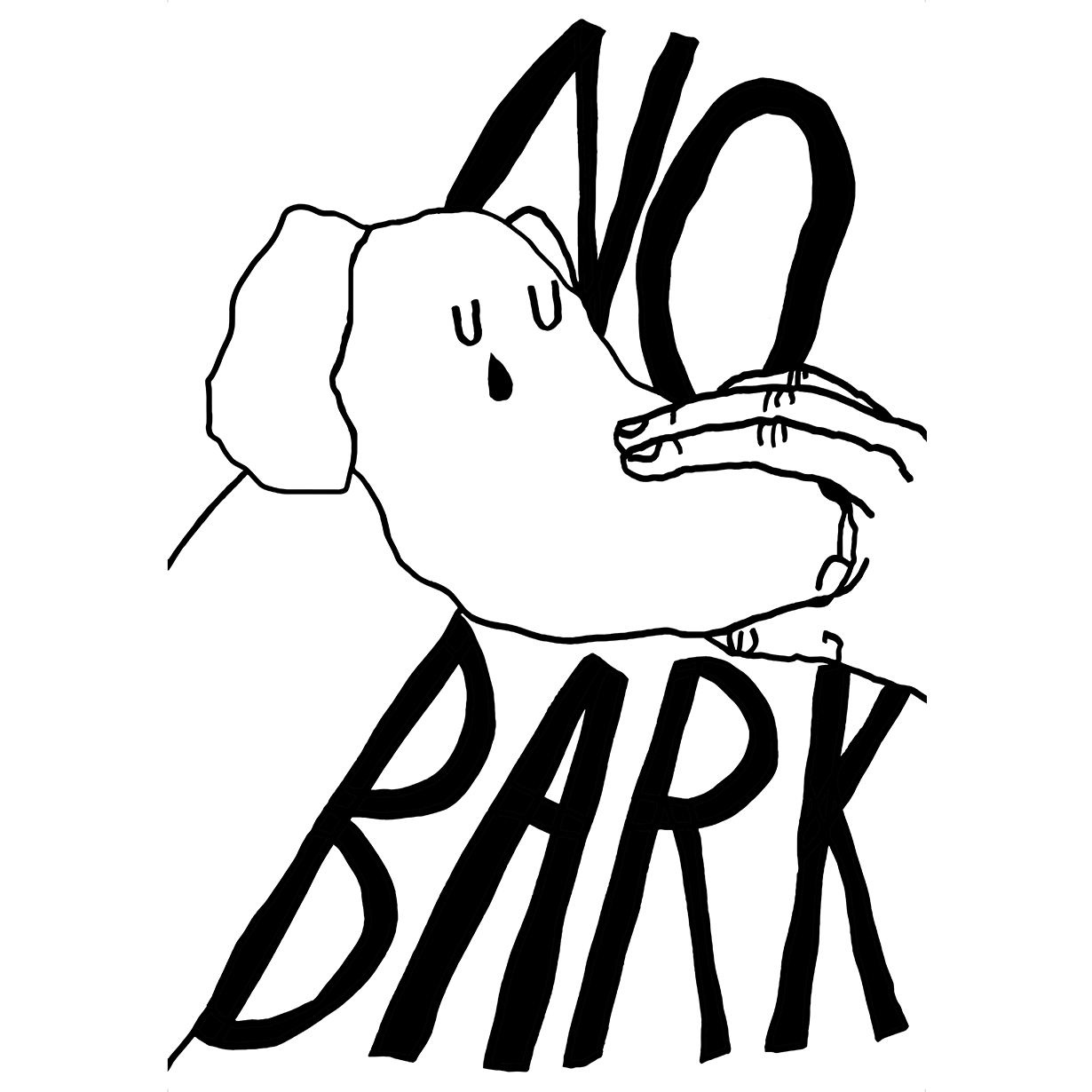 Bild på tävlingsbidraget "No bark, just talk" i PrintPower Award 2024.