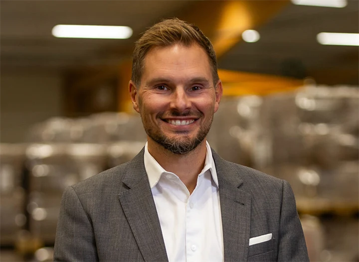 Bild på Torbjörn Rodhe, vd för Norbag.