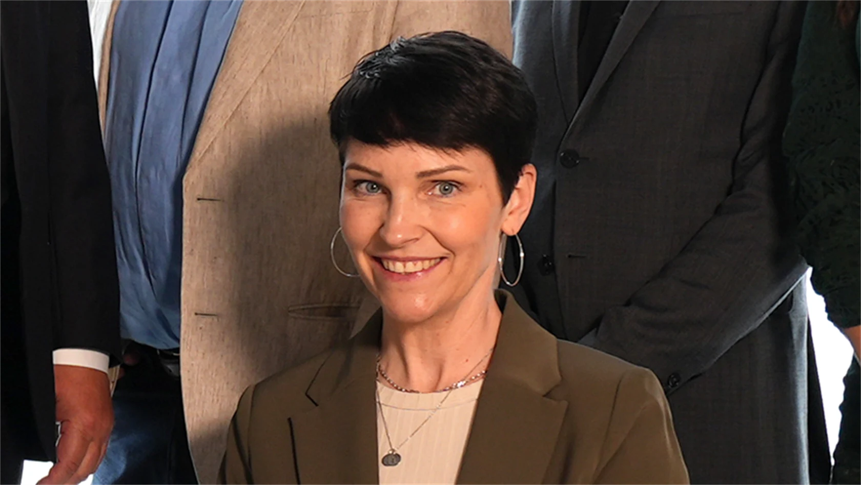 Gruppbild på Grafiska Företagens styrelse 2025-2026.