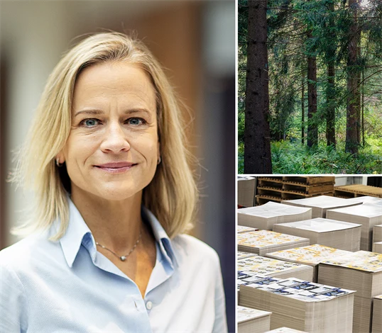 Eva Glückman, vd på Grafiska Företagen.