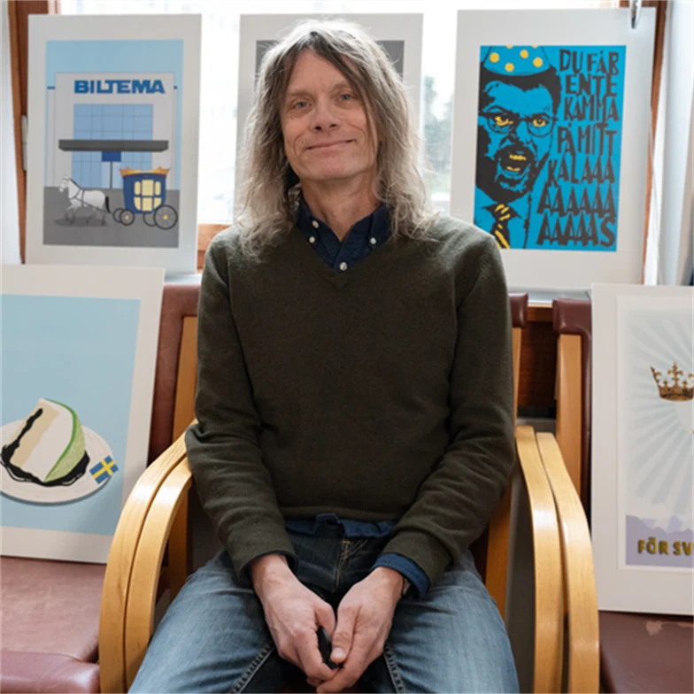 Bild på Martin Kann, creative director.