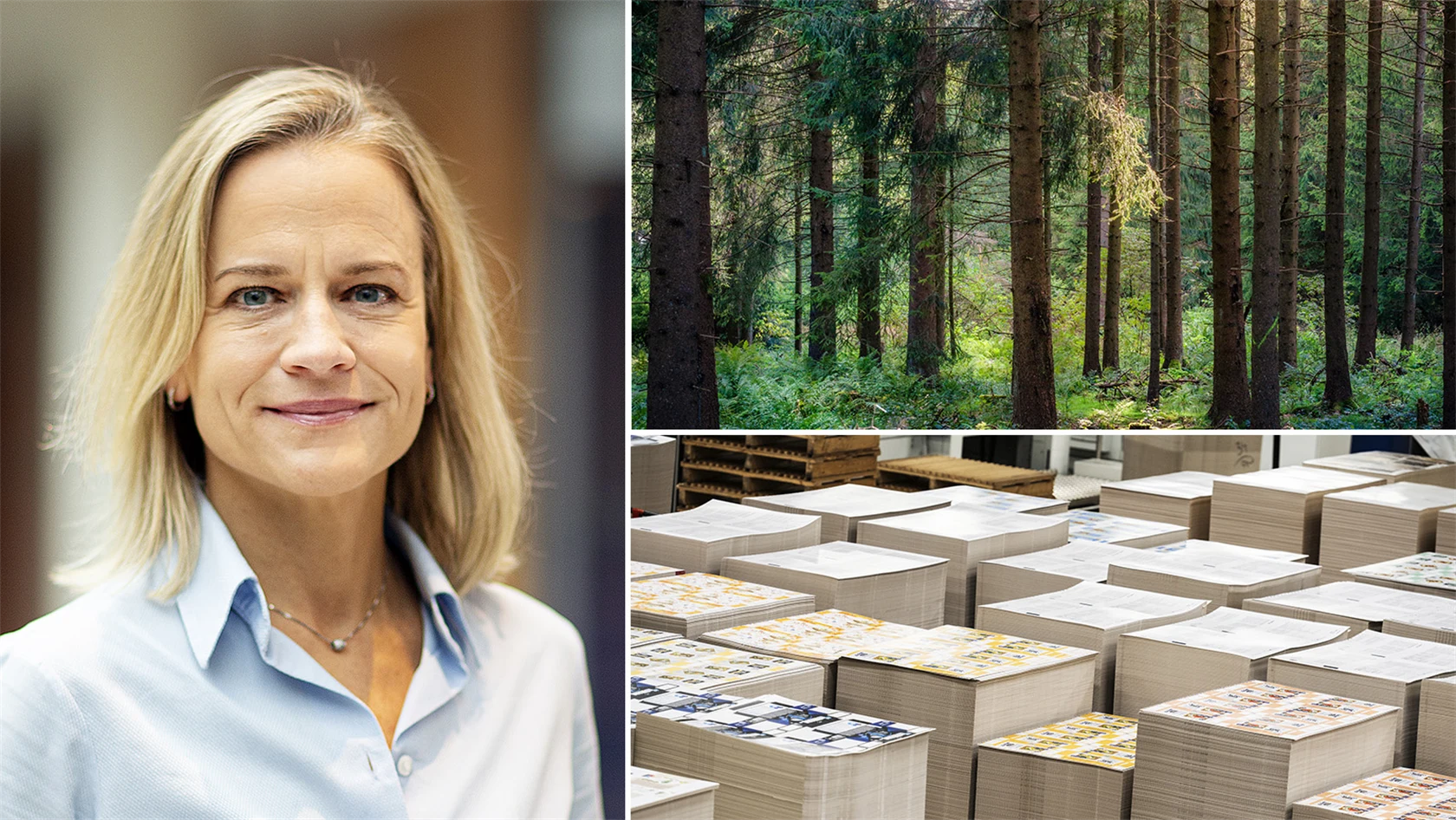 Eva Glückman, vd på Grafiska Företagen.