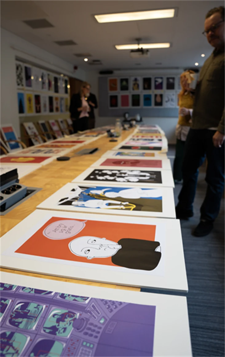 Jurymöte för PrintPower Award 2025.