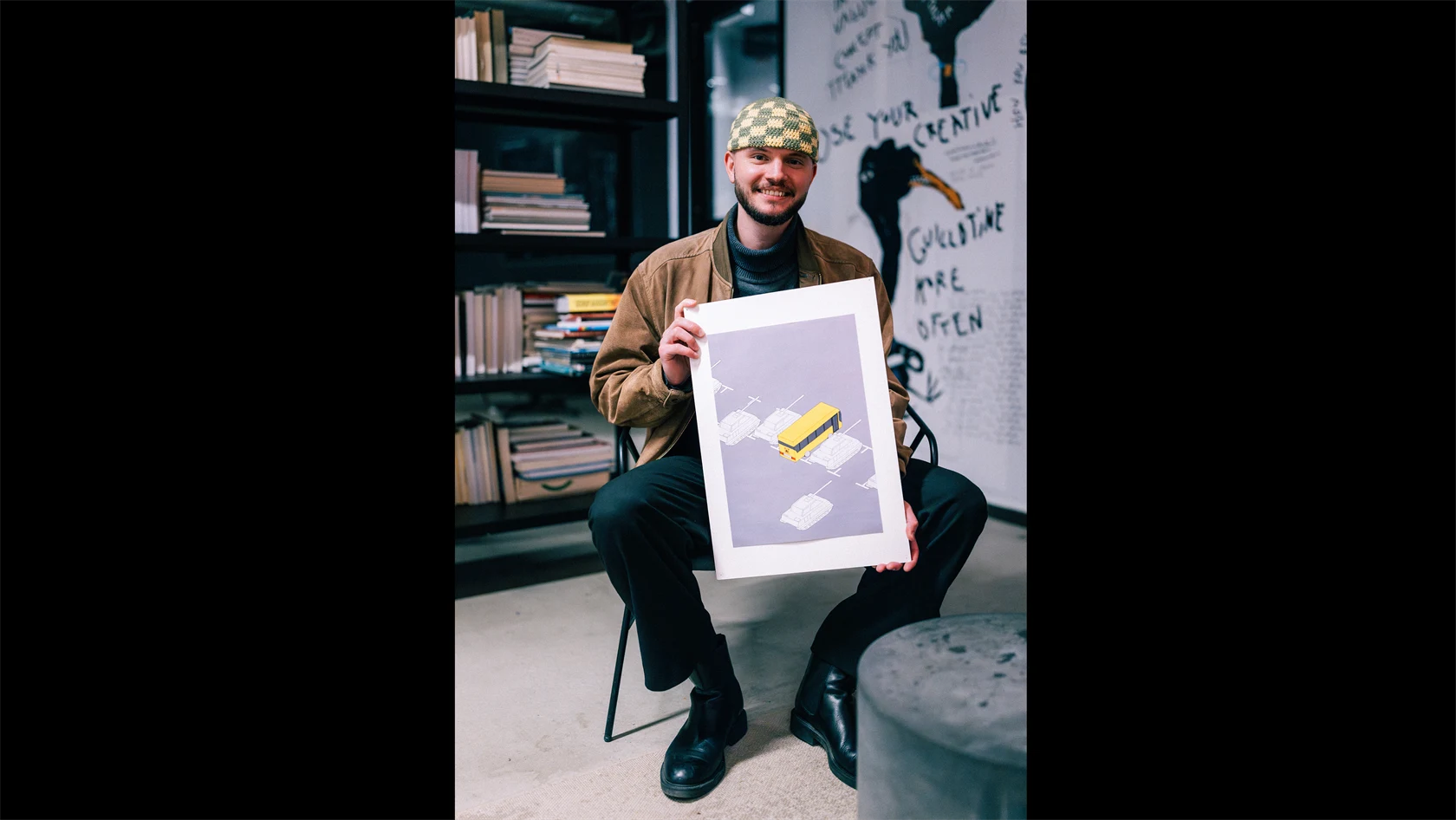 Fredrik Arnesson från Malmö universitet med bidraget "Skolskjuts".