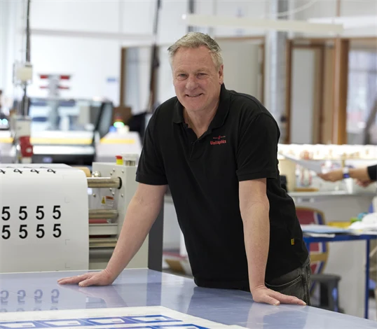 Bild på Torbjörn Sund, vd på UniGraphics.